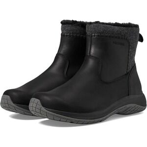 MAKE AN OFFER Excellent Merrell Women's Black Leather Short Winter Boots